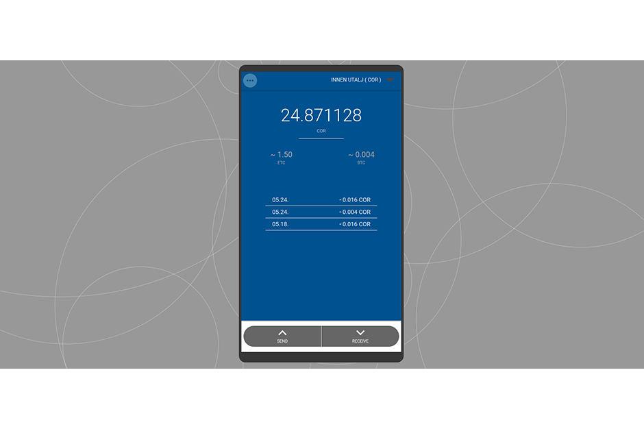 CORION Platform wallet